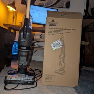 Bissell CrossWave HydroSteam Plus in Black and Tan